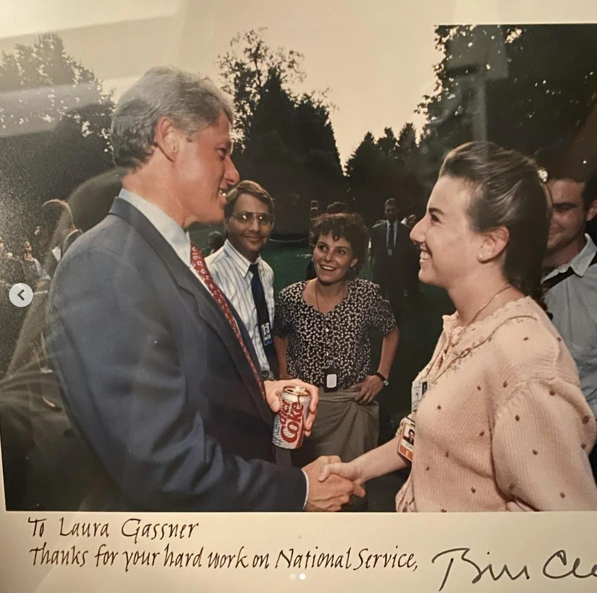 Laura Gassner Otting Bill Clinton White House